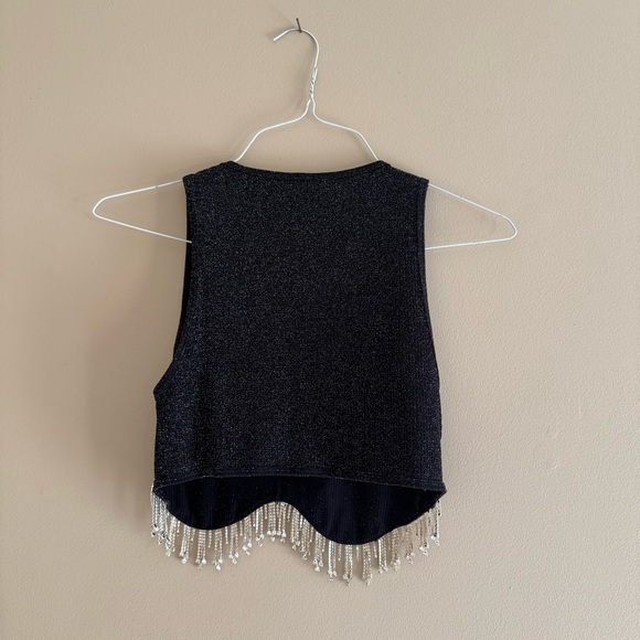 Zara Rhinestone Tank Top - Picture 3 of 5